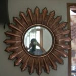 frame mirror tembaga