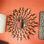 frame mirror kuningan