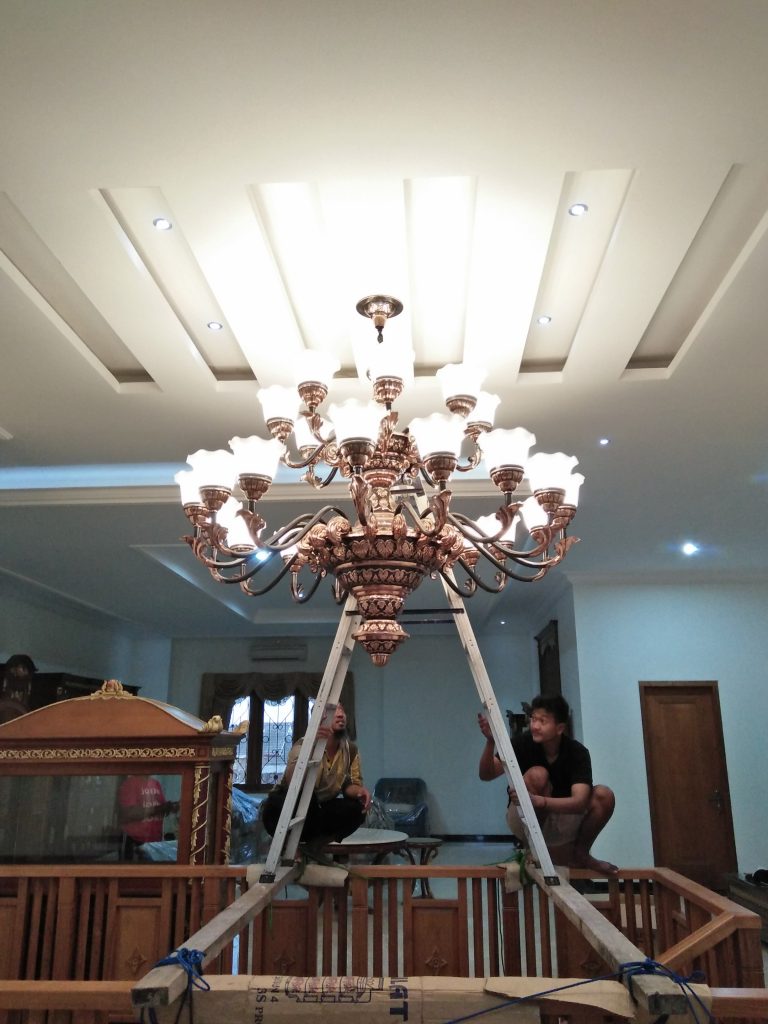 jual lampu tembaga kuningan