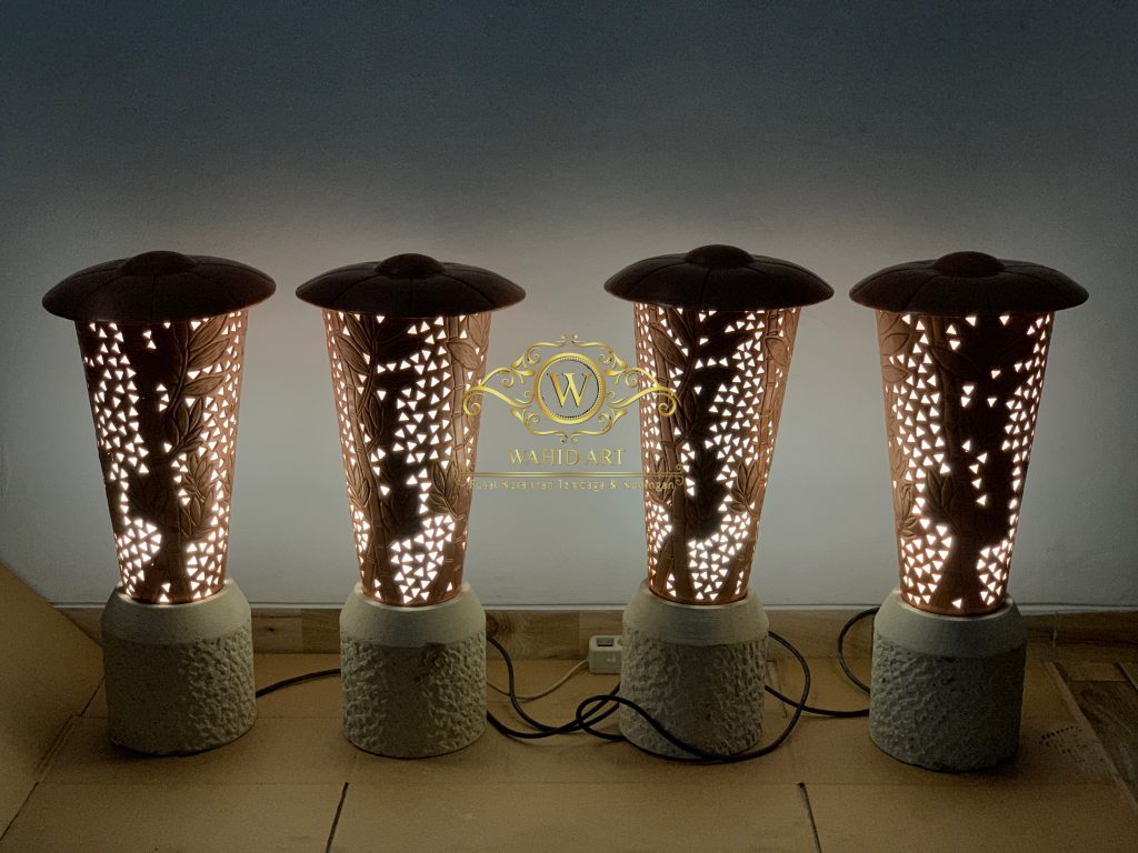 lampu taman tembaga 