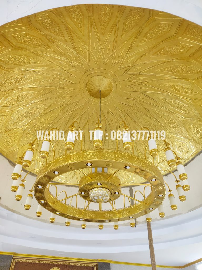 lampu hias masjid nabawi