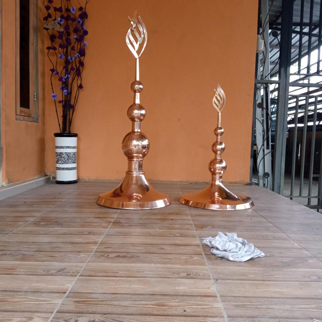 MAKARA KUBAH MASJID TEMBAGA