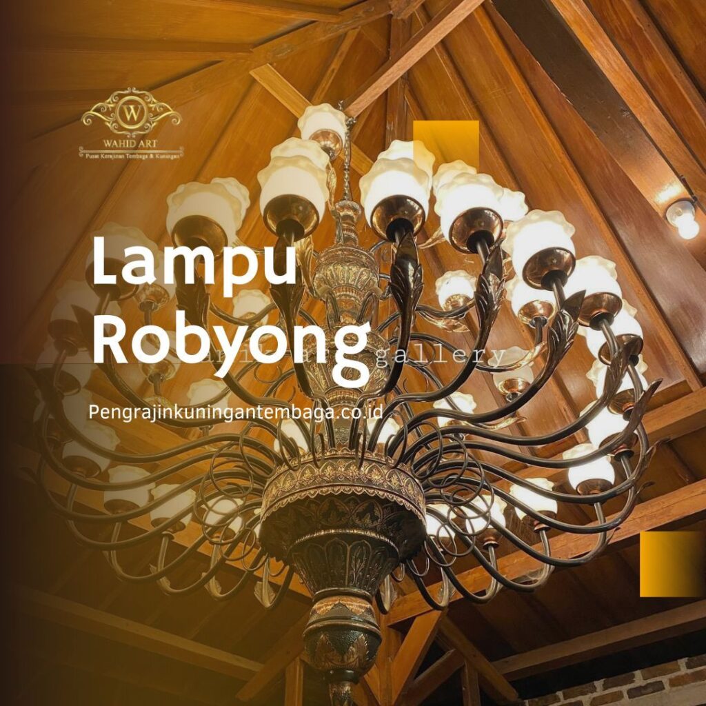 Keindahan lampu gantung joglo