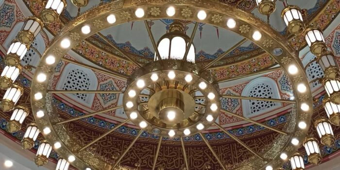 lampu masjid kuningan tembaga